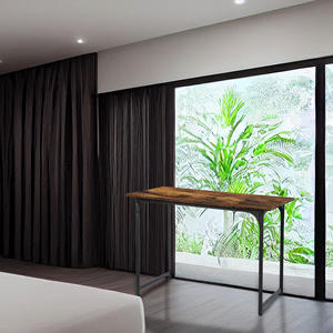 Table à manger pliante et extensible 'Ibro' au design vintage Well Home 90x70x72.5cm - Product Image 4