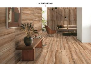 ไม้ธรรมชาติดู2x4ฟุตกระเบื้องเซรามิคเซรามิคเซรามิคกระเบื้อง600x1200มม. ทำจากไม้ธรรมชาติ - Product Image 3