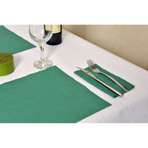 Nappe de table en papier professionnelle jaune 30x40cm 40gsm, 1000 pièces, B2B - Product Image 2