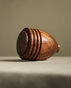 Vase en bois moderne fait à la main, écologique, grain naturel unique, pot à fleurs élégant, décoration de mariage, maison et bureau, prix les plus bas - Product Image 2