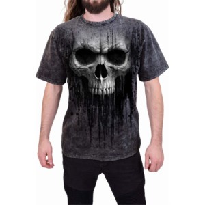 Venta al por mayor ácido lavado camiseta para hombres ropa de calle personalizada Hip Hop piedra camisetas con logotipo personalizar camiseta de gran tamaño para niños - Product Image 5