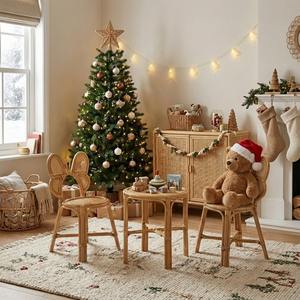 Handmade kid room furniture <b>small</b> kids <b>chair</b> high quality rattan butterfly <b>chairs</b> cheapest price from factory - Product Image 2