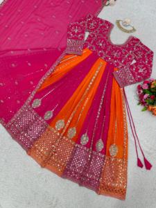 Lahenga choli อินเดียแบบดั้งเดิมสีสวยและพิมพ์ด้วยผ้าไหมเนย lehnga choli ชุดสตรีสไตล์ราจา