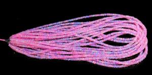 ลูกปัดโอปอลเอธิโอเปียนสีชมพูอัญมณีหลวมลูกปัดอัญมณีโอปอลสีชมพูธรรมชาติแบบเรียบสำหรับทำเครื่องประดับ - Product Image 2