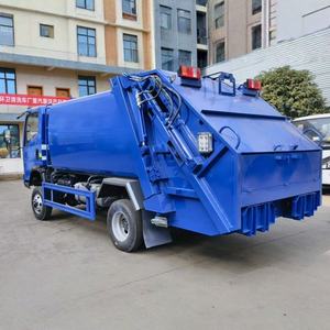 Camión <span class=keywords><strong>Compactador</strong></span> <span class=keywords><strong>de</strong></span> <span class=keywords><strong>Basura</strong></span> SINOTRUK HOWO 4x4 Todoterreno <span class=keywords><strong>de</strong></span> 8cbm para Gestión <span class=keywords><strong>de</strong></span> Residuos Rurales, <span class=keywords><strong>Compactador</strong></span> <span class=keywords><strong>de</strong></span> <span class=keywords><strong>Basura</strong></span> Hidráulico 4WD - Product Image 4