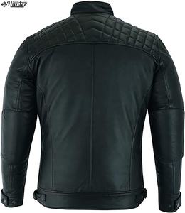 Chaqueta de cuero de moda personalizada para hombre al mejor precio, chaqueta de cuero de moda hecha en Pakistán, chaqueta elegante y elegante para hombre - Product Image 2