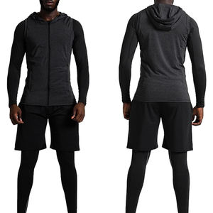 Survêtement personnalisé de haute qualité tenue décontractée ensemble de gymnastique pour hommes vêtements de sport pour hommes survêtements 2 pièces costume de jogging de gymnastique pour hommes ensemble de gymnastique - Product Image 2
