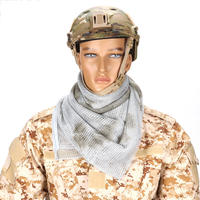 Écharpe camouflage en maille, masque de sniper, foulard unisexe, écharpes de sport de plein air, écharpe tactique arabe, shemagh, keffiyeh, écharpe Arafat, accessoires