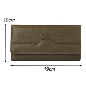 Beautifully Designed <b>Women's</b> Office Leather <b>Wallet</b> with RFID Feature Button Closure Type - Product Image 4