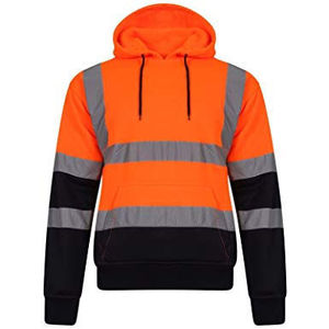 Customized Hi Visibility Waterproof Windproof Breathable Polyester <b>Winter</b> <b>Workwear</b> Sweatshirt Hoodie for Unisex - Product Image 5