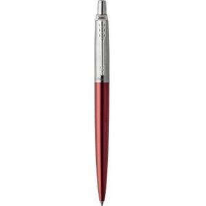 Parker Jotter C.C. Bolígrafo de punta redonda de 1 mm, color azul, con cuerpo rojo, resistente a la presión. - Product Image 1