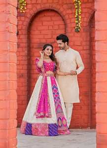 Couples Navratri Dresses Lehenga Choli For Festival, Chaniya Choli Garba lehenga Traditional <b>Outfit</b> Garba <b>Night</b> Dress - Product Image 2