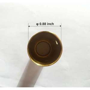 Adorno de latón dorado para mástil de bandera con forma de hacha de batalla, para exhibición en interiores, para mástiles de bandera de 1 pulgada de diámetro, para desfiles y como remate de mástil. - Product Image 1