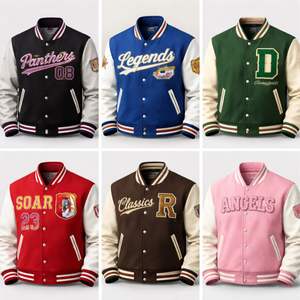 Veste universitaire en laine pour homme de haute qualité, veste de baseball d'hiver à capuche, légère, séchage rapide, respirante, antibactérienne, service OEM personnalisable - Product Image 6