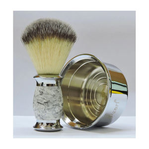 Low Price High-quality Luxury <b>Stainless</b> <b>Steel</b> Men's Silver Shaving <b>Bowl</b> with Custom Logo and Customizable Size by Madhav Metal - Product Image 1