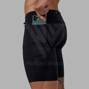 Shorts de sport pour hommes très résistants, à séchage rapide, haute performance, ajustement ajustable, pour entraînement - Product Image 6