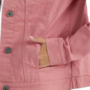 Chaqueta Vaquera de Alta Calidad, Transpirable, Elige el Color, Venta al por Mayor, Nueva Chaqueta Vaquera de Moda Lisa Teñida para Mujer, Ropa de Invierno - Product Image 4