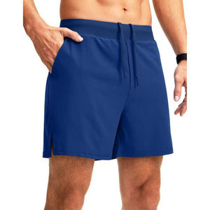 Men's Casual Solid Pattern Gym <b>Shorts</b> on Sale Lightweight Breathable Polyester Mesh Mid Waist Drawstring <b>Zip</b> <b>Pockets</b> Joggers - Product Image 4