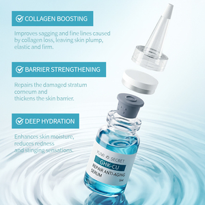Sérum Ampoule Peptidique de Cuivre Bleu Pur de Marque Privée Premium GHK CU Anti-Âge Raffermissant Réparateur Hydratant pour la Peau du Visage - Product Image 3