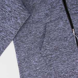 Sweat à capuche long zippé pour femmes, décontracté, coupe ample, avec poches - Product Image 5