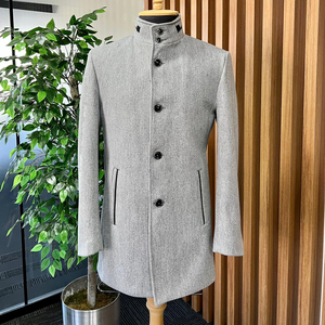 Meilleure qualité nouvelle mode vente chaude 100% laine manteau d'hiver luxe élite élégant hommes veste en gros pas cher manteau de laine - Product Image 1