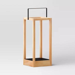 Linterna de estilo de granja, soporte de vela perfumada, decoración del hogar, linternas de madera, linternas de Navidad, portavelas, tipo colgante - Product Image 1