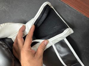 ถุงมือชกมวยแบบหนังสำหรับฝึกชกมวย MMA มวยไทยและฟิตเนสถุงมือฝึกแบบเจาะโลโก้ตามสั่ง - Product Image 6