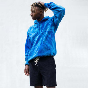 2024 personnalisé haute qualité cravate teinture surdimensionné unisexe hiver vêtements Club coton peigné polaire premium qualité à la mode à capuche - Product Image 3