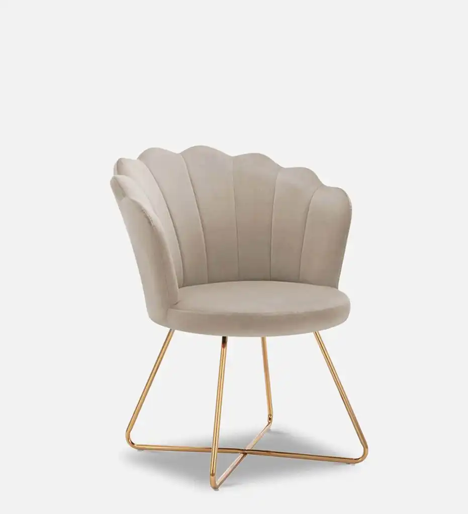 Для продажи бежевый бархатный стул с закругленной спинкой для гостиной столовой и офисного кресла оптом