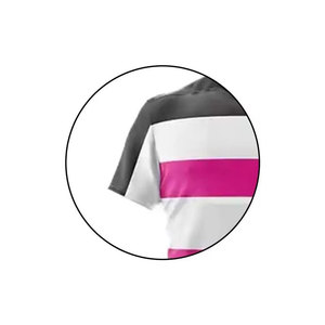 Uniforme Oficial de Rugby para Hombre, Conjunto Ligero de Tela Resistente, Camiseta de Manga Corta y Pantalones Cortos a Juego para Partidos al Aire Libre - Product Image 3