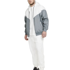 Veste coupe-vent d'hiver pour homme en gros, mode populaire, grande taille, manches longues, techniques de fermeture éclair imperméables en gros - Product Image 2