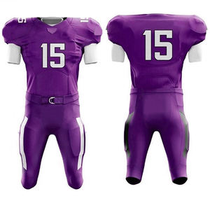 Uniformes de football américain pour jeunes et adultes Pantalons en jersey à sublimation entièrement personnalisés Ensemble en jersey pantalon assorti à motif imprimé court - Product Image 4