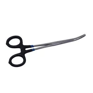 Fly Fishing Stainless Steel 5 Curved Locking Forceps Quick Nail
