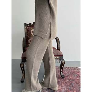 Zip-up <b>Knit</b> <b>Set</b> 1556 - Mink - Product Image 3