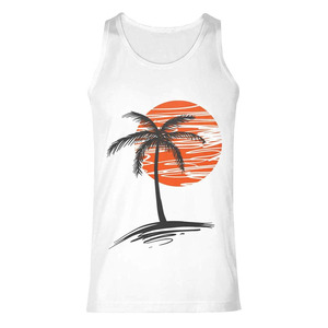 Camisetas sin mangas ligeras multiusos para hombre, Material acanalado duradero para la playa, viajes informales al aire libre, absorbente y absorbente del sudor - Product Image 1