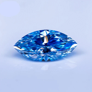 Diamante cultivado en laboratorio de corte Marquesa con certificación IGI mejorada con claridad VVS1 Color azul Vendedor de diamantes de alta calidad - Product Image 6