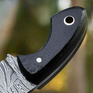 Cuchillo de Caza y Supervivencia de Hoja Fija Hecho a Mano con Acero D2, Funda de Cuero y Mango de Micarta, Regalo para Él - Product Image 6