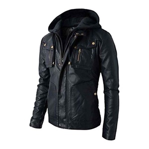 Blouson aviateur en cuir d'agneau pour homme, coupe-vent, respirant, style décontracté et tendance, hiver 2026 - Product Image 1