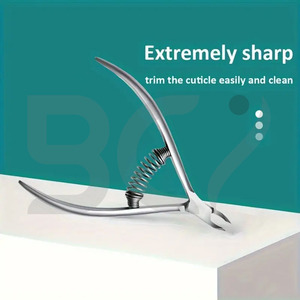 Cortauñas de Acero Inoxidable, Alicates con Abertura de Mandíbula Ancha, Cuchilla Curva, para Manicura y Pedicura, Uñas Gruesas, Duradero, Profesional - Product Image 6