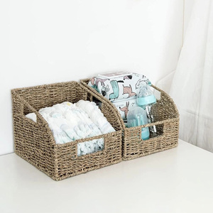 Organiseurs de bureau durables en jonc de mer, porte-brochures, accessoires de décoration pour le bureau et la maison, prix compétitif - Product Image 1