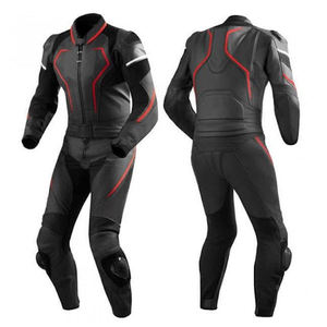 ชุดมอเตอร์ไซค์แบบชิ้นเดียว ไซส์ใหญ่ แห้งเร็ว บริการ OEM เสื้อแจ็คเก็ตสำหรับแข่งรถมอเตอร์ไซค์และรถยนต์  ชุดกีฬาหนังสำหรับผู้ชาย ระบายอากาศได้ดี - Product Image 2