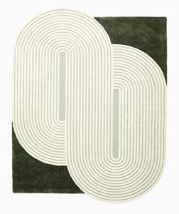 Alfombra de lana 100% con mechones a mano, Alfombra de diseñador gruesa y de felpa para exportación, Alfombra de lana con patrón Floral - Product Image 3