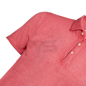 Polo personnalisé à manches courtes pour hommes, maillot respirant de haute qualité, couleur unie, brodé, sport, affaires, look décontracté Plu - Product Image 3