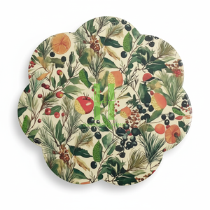 Luxury Handmade Flower Shape Lacquer <b>Placemats</b> Accessories Serving Tray Accessories Home and Kitchen From Vietnam - Product Image 2