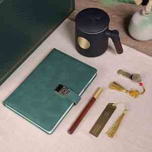 Juego de regalo de cuaderno de negocios elegante: regalos corporativos de marca para eventos y promociones-Perfect Swag - Product Image 4