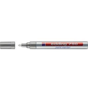 Marcadores Edding 750, 2-4 mm, Plateados, de Doble Acción, para Líneas Precisas - Product Image 1