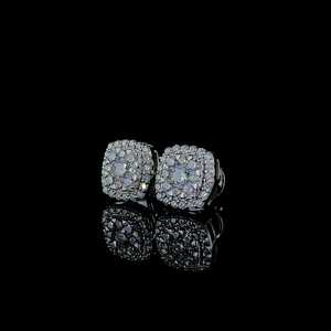 Pendientes étnicos de Plata de Ley 925 bellamente elaborados para mujer, brillantes D VVS, Diamantes de moissanita, compromiso chapado en oro - Product Image 4