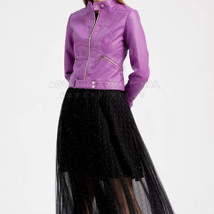 Nouveauté Vestes en cuir véritable respirant pour femmes, vêtements d'extérieur personnalisés à la mode, haute qualité, hiver, OEM/ODM, bas - Product Image 2