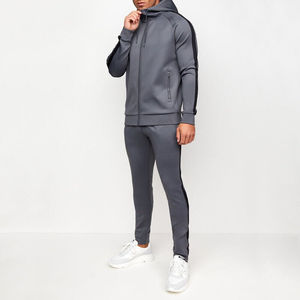 Acid Washed Breathable Windproof Sweat Suits Polyester/Cotton French Terry Oversized Unisex <b>Flare</b> Sweatpants Hoodie Set - Product Image 4