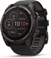 Meilleures ventes authentiques Garmin fenix 8 Pro 51mm AMO-LED Saphir Gris Carbone DLC Titane